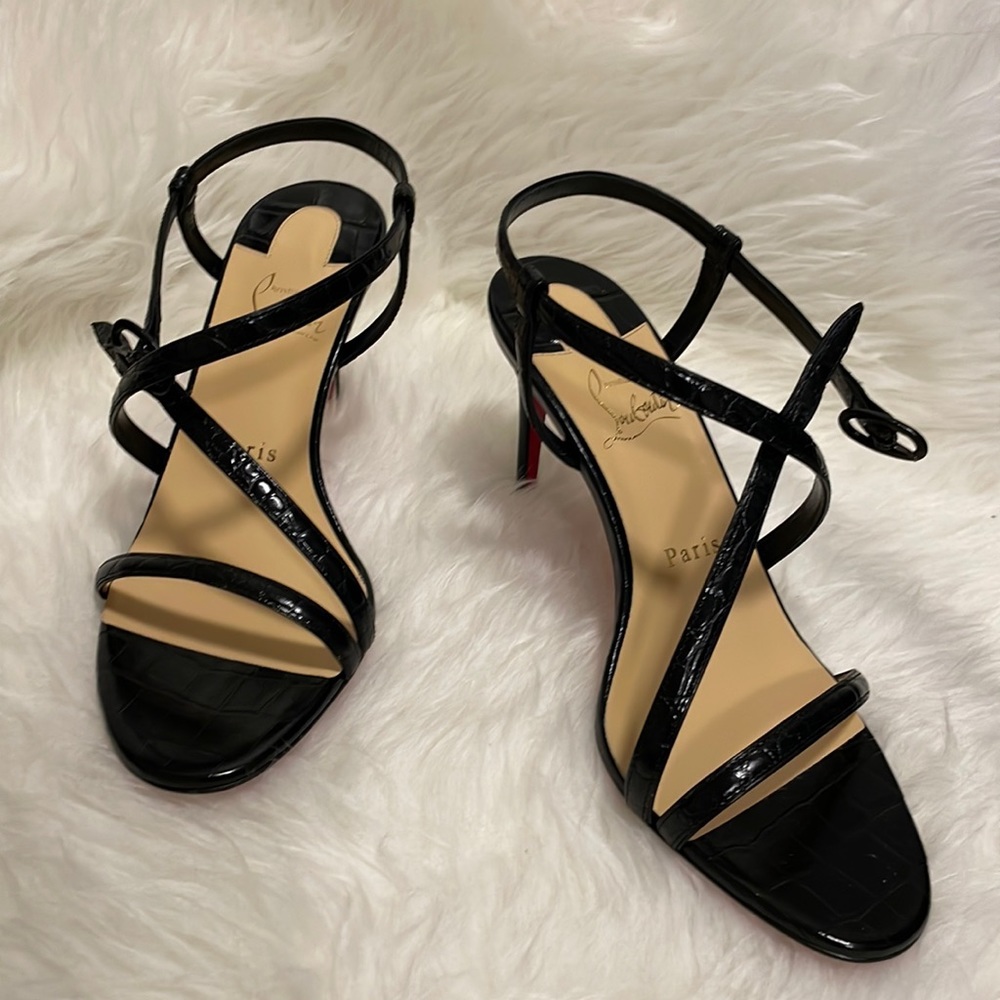 COPY - Christian Louboutin Selima 85mm Calf Ali (NEW)